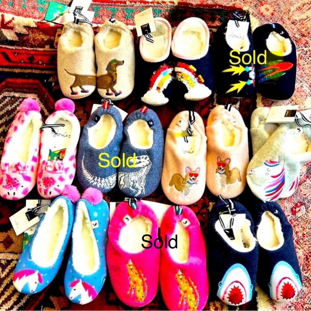 Joules Children’s Slippers NWT